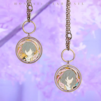 Trailblazer Writing Series Rotating Metal Keychain