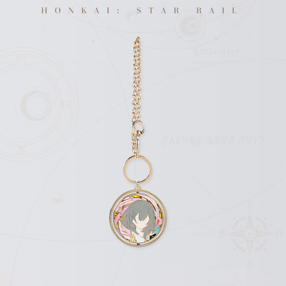 Trailblazer Writing Series Rotating Metal Keychain